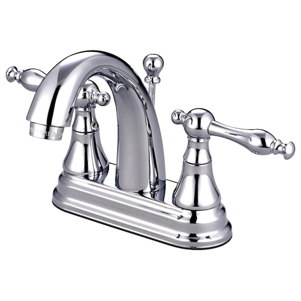 KS7611NL 4" Centerset Bathroom Faucet, Polished Chrome